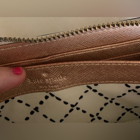 Kate Spade Metallic Pink Wallet - Picture 7 of 10